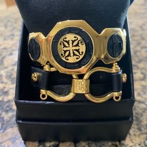 Rustic Cuff leather wrap around bracelet and cuff